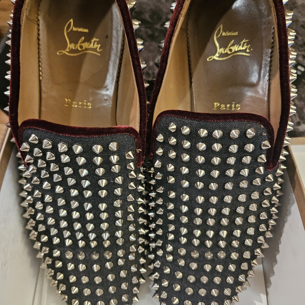 Gucci, Louis Vuitton and Christian Louboutin sneakers Size 9 1/2